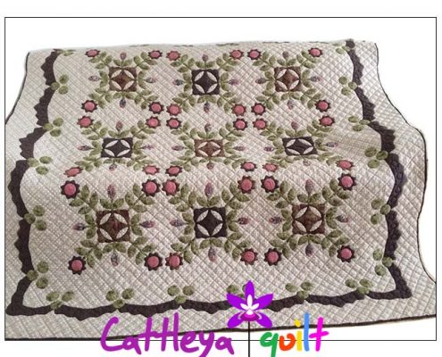 Wall Hanging - Bed Cover - Applique and Quilt by Cattleya Quilt / Jakarta